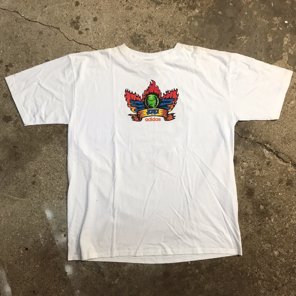 Vintage Adidas Jensen Bros T-Shirt XL